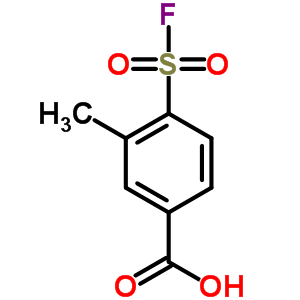 4-氟磺?；?3-甲基-苯甲酸結(jié)構(gòu)式_33866-06-7結(jié)構(gòu)式