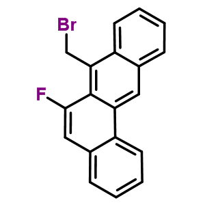 6-氟-7-溴甲基苯[A]蒽結(jié)構(gòu)式_34346-97-9結(jié)構(gòu)式