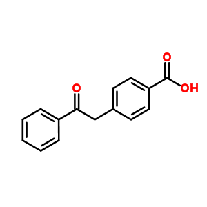 4-(2-氧代-2-苯基乙基)苯甲酸結(jié)構(gòu)式_346623-13-0結(jié)構(gòu)式