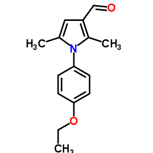 1-(4-乙氧基苯基)-2,5-二甲基-1H-吡咯-3-甲醛結(jié)構(gòu)式_347331-41-3結(jié)構(gòu)式