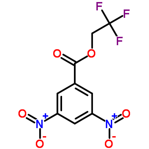 2,2,2-三氟乙醇 1-(3,5-二硝基苯甲酸)結(jié)構(gòu)式_350-18-5結(jié)構(gòu)式