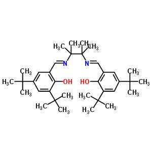 N,N-雙(3,5-二叔丁基亞水楊基)-1,1,2,2-四甲基乙二胺結(jié)構(gòu)式_351498-10-7結(jié)構(gòu)式