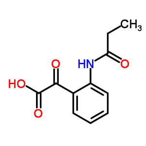 氧代[2-(丙?；被?苯基]乙酸結(jié)構(gòu)式_352330-52-0結(jié)構(gòu)式