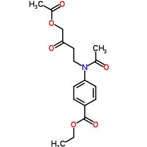 4-[乙?；?(4-乙?；趸?3-氧代-丁基)氨基]苯甲酸乙酯結(jié)構(gòu)式_35260-30-1結(jié)構(gòu)式