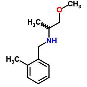 (2-甲氧基-1-甲基-乙基)-(2-甲基-芐基)-胺結構式_355382-44-4結構式