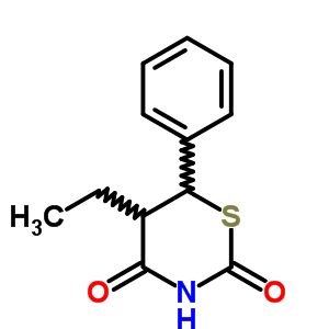 5-乙基二氫-6-苯基-2H-1,3-噻嗪-2,4 (3h)-二酮結(jié)構(gòu)式_3571-78-6結(jié)構(gòu)式