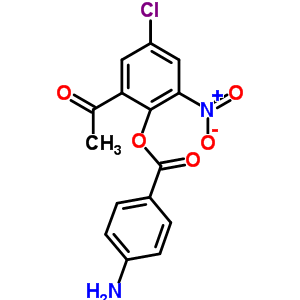 1-[2-[(4-氨基苯甲?；?氧基]-5-氯-3-硝基苯基]-乙酮結構式_357166-51-9結構式