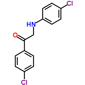 1-(4-氯苯基)-2-[(4-氯苯基)氨基]-乙酮結(jié)構(gòu)式_35755-44-3結(jié)構(gòu)式