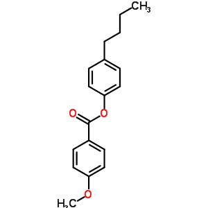 4-甲氧基苯甲酸 4-丁基苯酯結(jié)構(gòu)式_35840-23-4結(jié)構(gòu)式