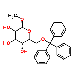 甲基 6-O-三苯基甲基-alpha-D-吡喃半乳糖苷結構式_35920-83-3結構式