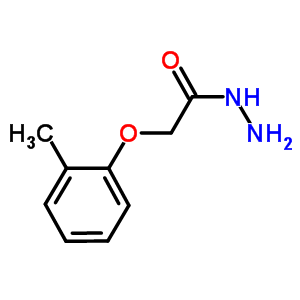 2-(2-甲基苯氧基)乙酰肼結(jié)構(gòu)式_36304-37-7結(jié)構(gòu)式