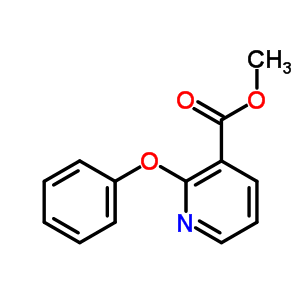 2-苯氧基煙酸甲酯結(jié)構(gòu)式_36701-88-9結(jié)構(gòu)式