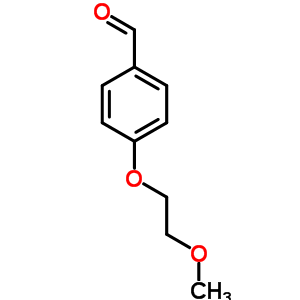 4-(2-甲氧基乙氧基)-苯甲醛結(jié)構(gòu)式_36824-00-7結(jié)構(gòu)式