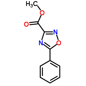 5-苯基-1,2,4-噁二唑-3-羧酸甲酯結構式_37384-61-5結構式