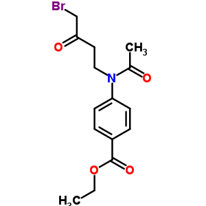 4-[乙?；?(4-溴-3-氧代-丁基)氨基]苯甲酸乙酯結構式_37660-62-1結構式