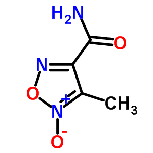 4-(氨基羰基)-3-甲基-1,2,5-噁二唑 2-氧化物結(jié)構(gòu)式_37895-44-6結(jié)構(gòu)式