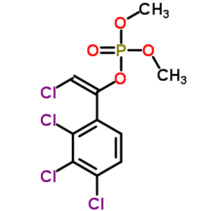 [(E)-2-氯-1-(2,3,4-三氯苯基)乙烯基]二甲基磷酸酯結(jié)構(gòu)式_37913-85-2結(jié)構(gòu)式
