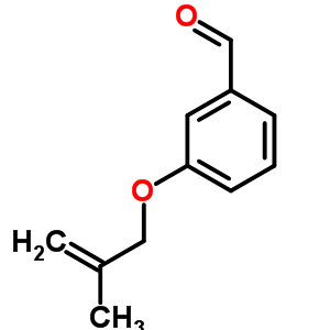 3-(2-甲基-烯丙氧基)-苯甲醛結(jié)構(gòu)式_38002-95-8結(jié)構(gòu)式