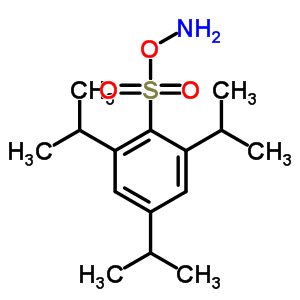O-(2,4,6-三丙烷-2-基苯基)磺?；u胺結(jié)構(gòu)式_38202-21-0結(jié)構(gòu)式
