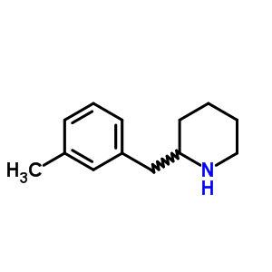 2-(3-甲基芐基)哌啶結(jié)構(gòu)式_383128-55-0結(jié)構(gòu)式