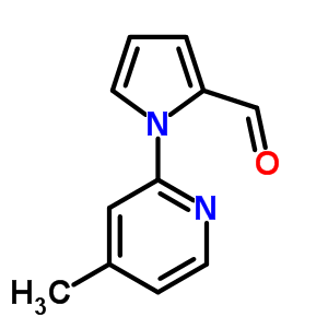 1-(4-甲基吡啶-2-基)-1H-吡咯-2-甲醛結構式_383136-14-9結構式