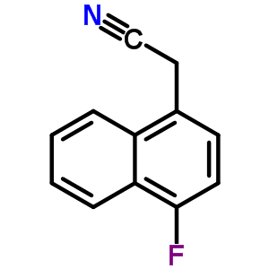 2-(4-氟萘-1-基)乙腈結(jié)構(gòu)式_3832-87-9結(jié)構(gòu)式