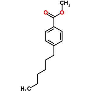 p-己基苯甲酸甲酯結(jié)構(gòu)式_38409-63-1結(jié)構(gòu)式