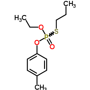 1-(乙氧基-丙基硫基磷酰)氧基-4-甲基苯結(jié)構(gòu)式_38527-96-7結(jié)構(gòu)式