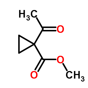 1-(1-氧代乙基)環(huán)丙烷羧酸甲酯結(jié)構(gòu)式_38806-09-6結(jié)構(gòu)式