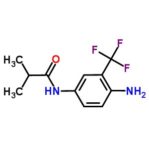 N-[4-氨基-3-(三氟甲基)苯基]-2-甲基丙酰胺 (FLU-6)結構式_39235-51-3結構式