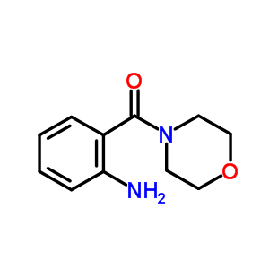 [2-(嗎啉-4-羰基)苯基]胺結(jié)構(gòu)式_39630-24-5結(jié)構(gòu)式