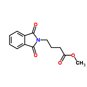 4-(1,3-二氧代異吲哚啉-2-基)丁酸甲酯結(jié)構(gòu)式_39739-03-2結(jié)構(gòu)式