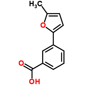 3-(5-甲基-2-呋喃)苯甲酸結(jié)構(gòu)式_400746-01-2結(jié)構(gòu)式
