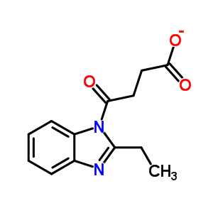 4-(2-乙基-苯并咪唑-1-基)-4-氧代-丁酸結(jié)構(gòu)式_402944-83-6結(jié)構(gòu)式