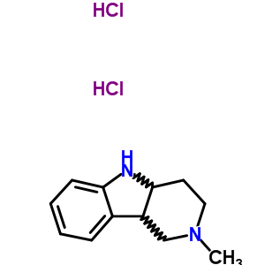 2-甲基-2,3,4,4a,5,9b-六氫-1H-吡啶并-[4,3-b]吲哚雙鹽酸鹽結(jié)構(gòu)式_40431-54-7結(jié)構(gòu)式