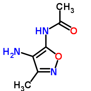 (9ci)-n-(4-氨基-3-甲基-5-異噁唑基)-乙酰胺結(jié)構(gòu)式_41230-63-1結(jié)構(gòu)式