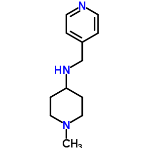 (1-甲基-哌啶-4-基)-吡啶-4-甲胺結(jié)構(gòu)式_416868-54-7結(jié)構(gòu)式