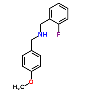 (2-氟-芐基)-(4-甲氧基-芐基)-胺結(jié)構(gòu)式_418788-17-7結(jié)構(gòu)式