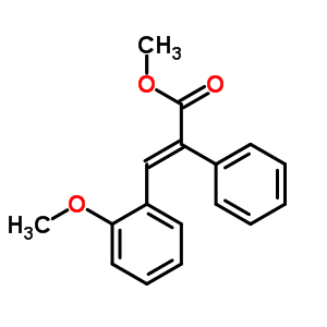 3-(2-甲氧基苯基)-2-苯丙烯酸甲酯結(jié)構(gòu)式_42307-45-9結(jié)構(gòu)式