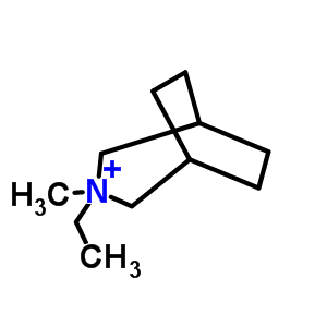 3-乙基-3-甲基-3-氮雜雙環(huán)[3.2.2]壬烷結構式_4236-31-1結構式