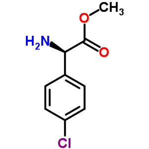 d-4-氯苯甘氨酸甲酯結(jié)構(gòu)式_43189-43-1結(jié)構(gòu)式