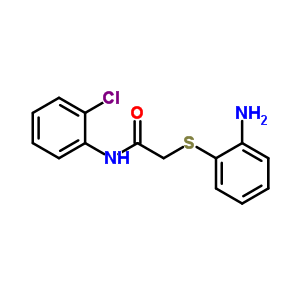 2-(2-氨基苯基磺?；?-N-(2-氯苯基)-乙酰胺結(jié)構(gòu)式_436094-41-6結(jié)構(gòu)式
