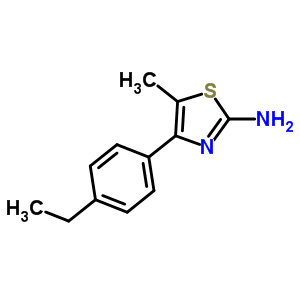 4-(4-乙基苯基)-5-甲基-1,3-噻唑-2-胺結構式_438218-98-5結構式