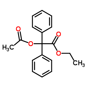 2-乙?；趸?2,2-二苯基-乙酸乙酯結(jié)構(gòu)式_4406-92-2結(jié)構(gòu)式