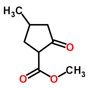 4-甲基-2-氧代環(huán)戊烷羧酸甲酯結構式_4463-75-6結構式
