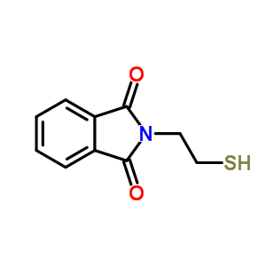 2-(2-疏基乙基)異吲哚啉-1,3-二酮結(jié)構(gòu)式_4490-75-9結(jié)構(gòu)式