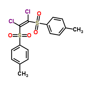 (Z)-(8CI)-1,2-二氯-1,2-雙(對甲苯磺酰基)-乙烯結(jié)構(gòu)式_4526-52-7結(jié)構(gòu)式