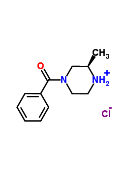 (R)-1-苯甲?；?3-甲基哌嗪鹽酸鹽結(jié)構(gòu)式_474010-60-1結(jié)構(gòu)式