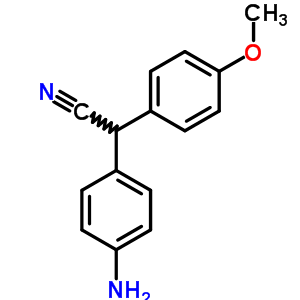 (7CI,8CI)-(p-氨基苯基)(p-甲氧基苯基)-乙腈結構式_4760-54-7結構式
