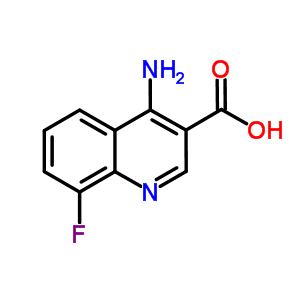 (9ci)-4-氨基-8-氟-3-喹啉羧酸結構式_476683-65-5結構式